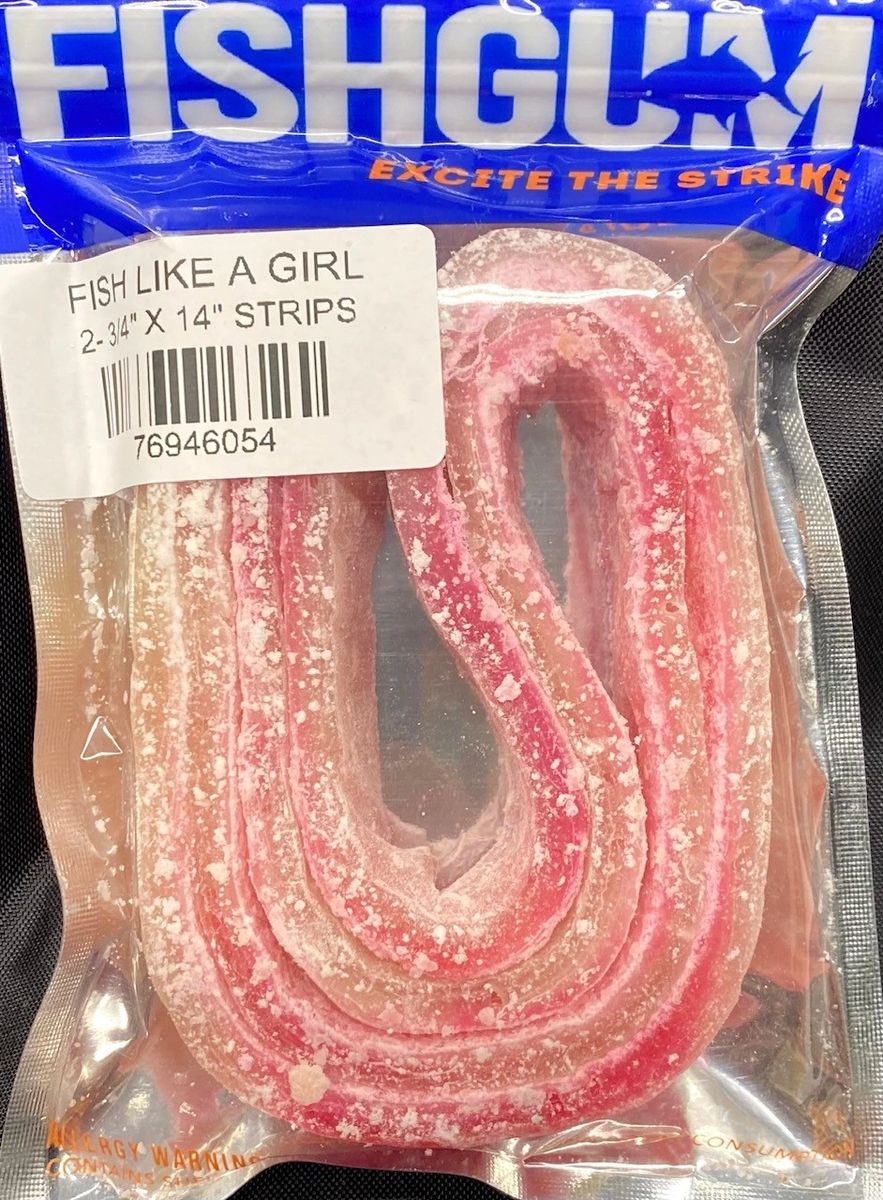 FISHGUM Bait (Color Fish Like A Girl Pink/White)